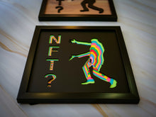 Load image into Gallery viewer, Three Dimensional Laser Cut NFT Wall Art. Sold Individually or as a Set of Two Works. Each Piece Stretches 8'' x 8'' and is Framed In Satin Black. Laser Cut & Carefully Assembled in Our Los Angeles Workshop and Shipped Out Daily.
