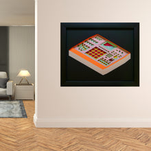 Load image into Gallery viewer, 3D Laser Cut Old School MPC Sampler Layered Artwork. Stretches 8'' x 10'' Framed In Satin Black Shadow Box. Laser Cut & Carefully Assembled in Our Los Angeles Workshop and Shipped Out Daily. For Bespoke Artwork or Custom Sizing Please Contact workshop@etchtailor.com