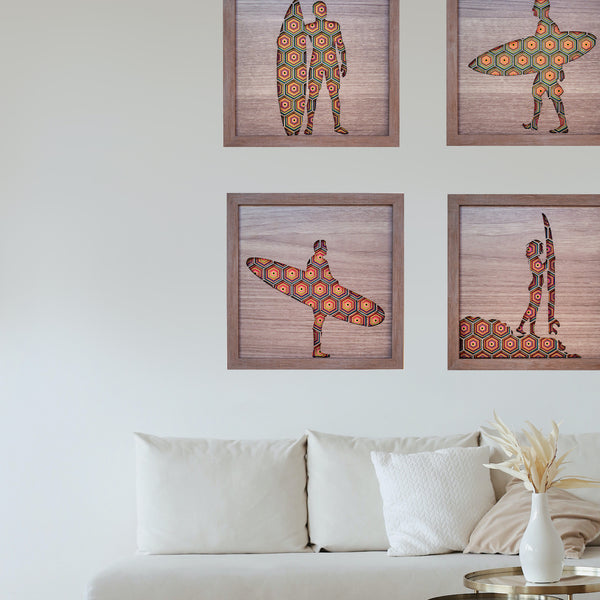 Our Favorite Palm Tree, Ocean, Beach Scene, Seascape, and Surfer Wall Art