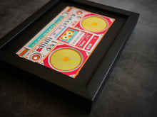 Load image into Gallery viewer, stereo wall art boombox laser cut 3d hip hop tape deck